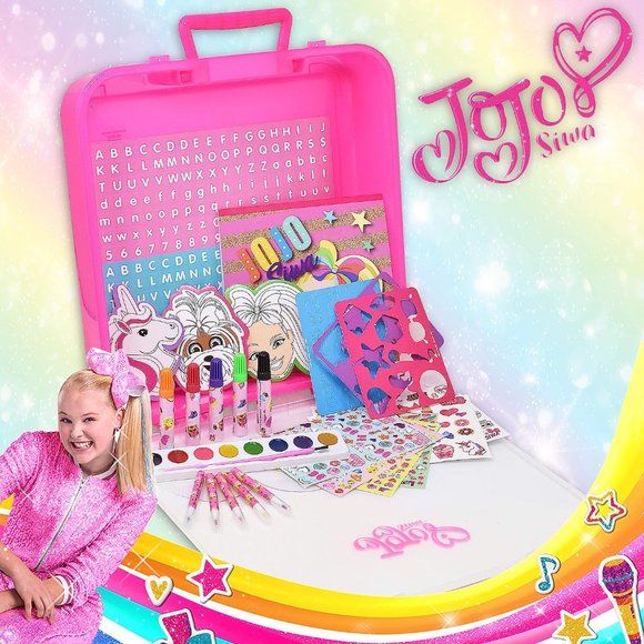 JoJo Siwa Coloring and Activity Art Tub, Includes Markers, Stickers, and more - Picture 8 of 10